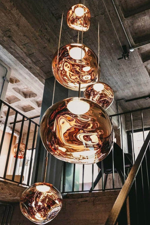 Lustra Suspension Luminaire Moderne Verre Lava - Neutralighting