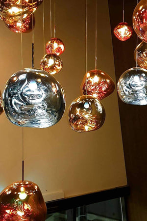 Lustra Suspension Luminaire Moderne Verre Lava - Neutralighting