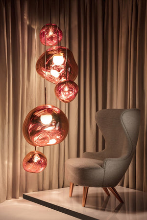 Lustra Suspension Luminaire Moderne Verre Lava - Neutralighting