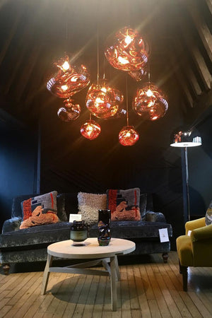 Lustra Suspension Luminaire Moderne Verre Lava - Neutralighting