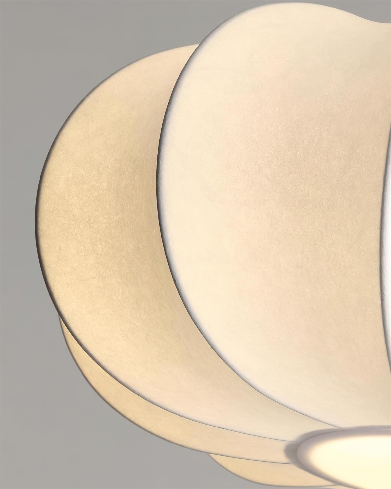 Jovian Suspension Sculptée Blanche - Neutralighting