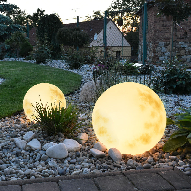 Lampe Lunaire Solaire Pour Jardin Éclairage Extérieur Élégant