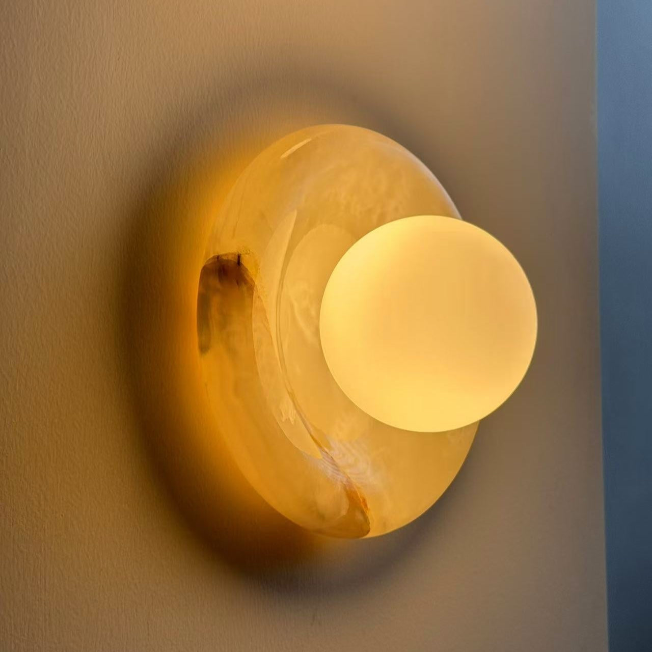 Hako Applique Murale Intérieure en Marbre - Neutralighting