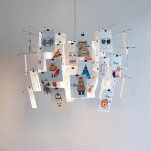 Lustra Chandelier en Papier Personnalisable Créatif - Neutralighting