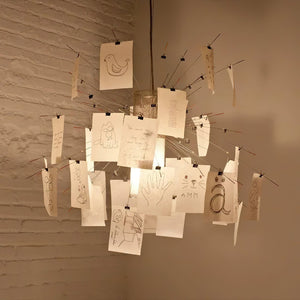 Lustra Chandelier en Papier Personnalisable Créatif - Neutralighting