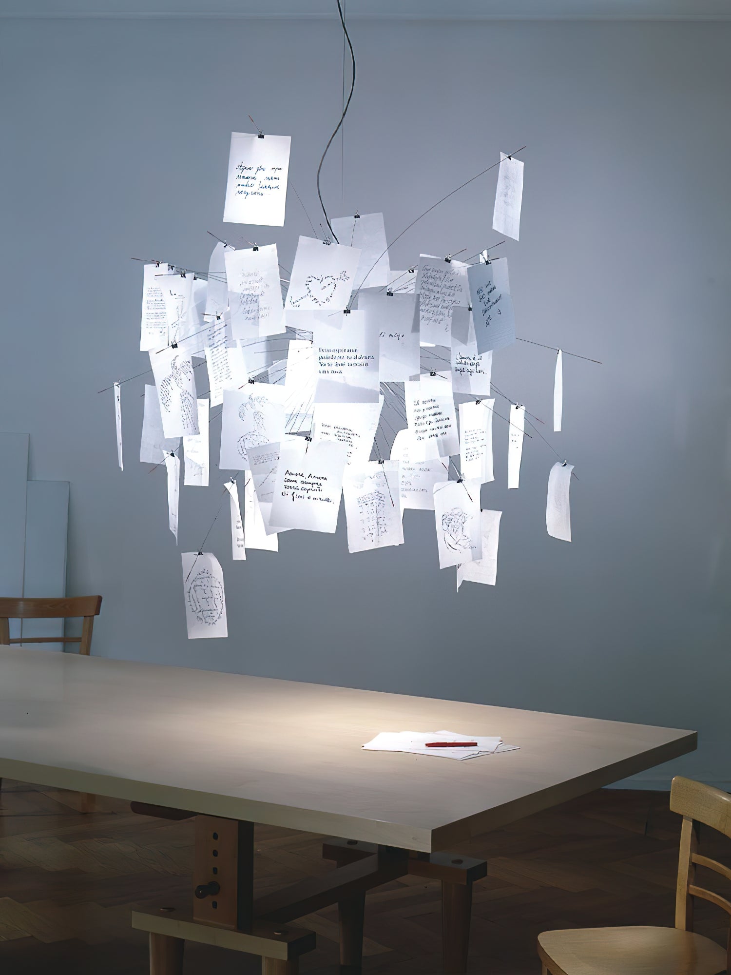 Lustra Chandelier en Papier Personnalisable Créatif - Neutralighting