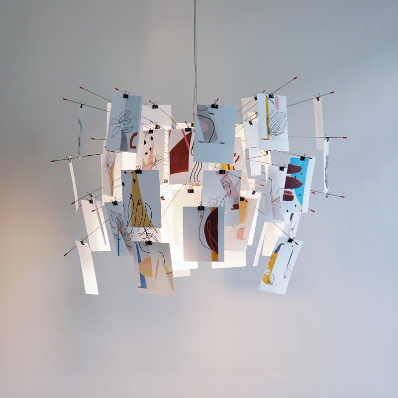 Lustra Chandelier en Papier Personnalisable Créatif - Neutralighting