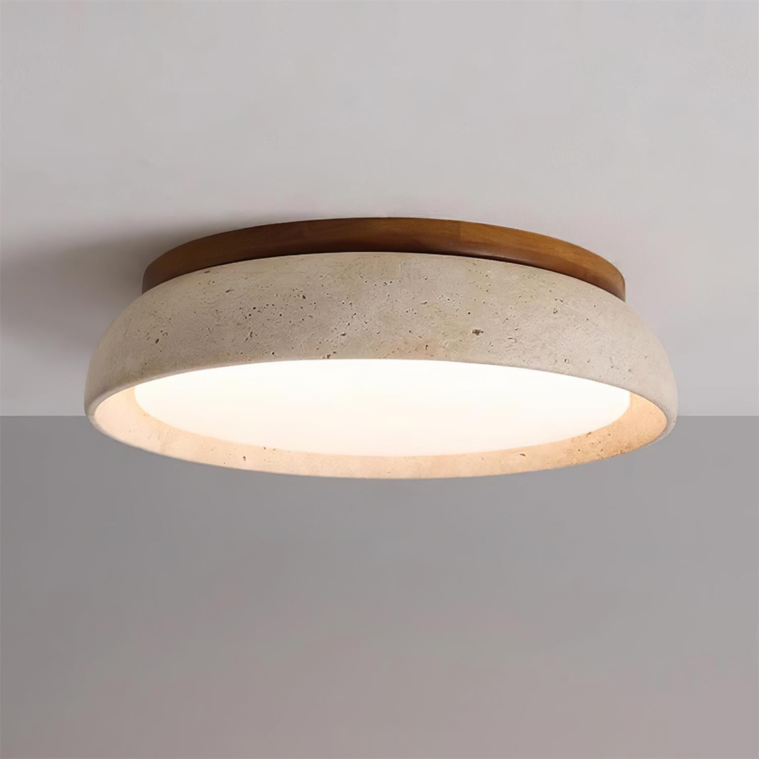 Kloris Plafonnier en pierre travertin - Neutralighting