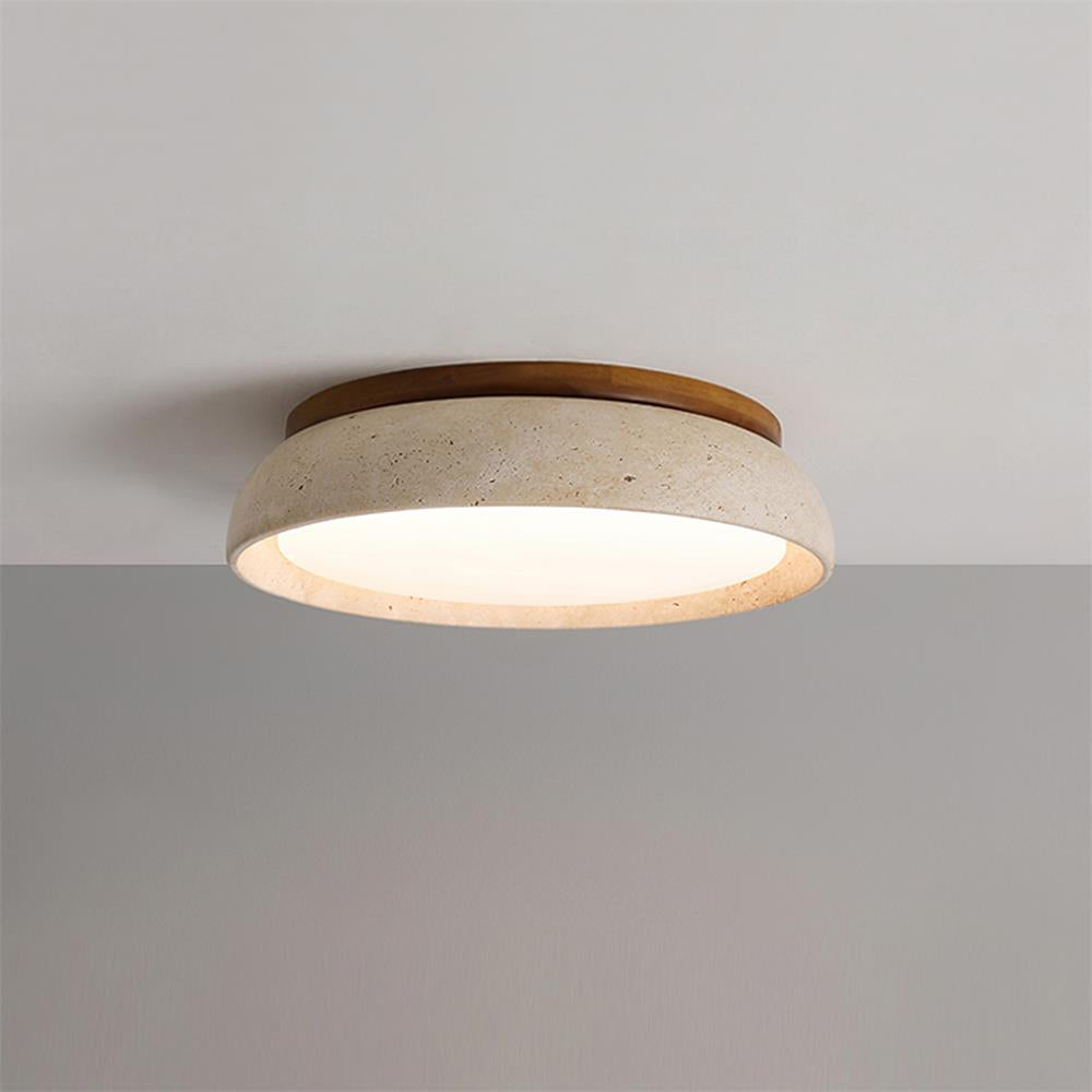 Kloris Plafonnier en pierre travertin - Neutralighting