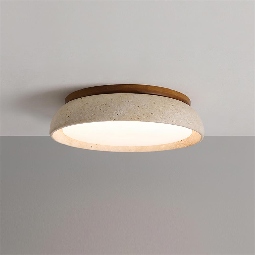 Kloris Plafonnier en pierre travertin - Neutralighting