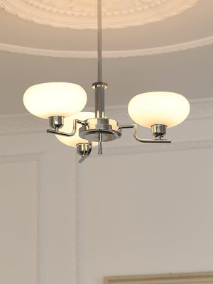 Lustra Suspension en Verre Globe Cadre en Laiton - Neutralighting