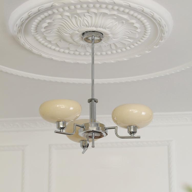 Lustra Suspension en Verre Globe Cadre en Laiton - Neutralighting