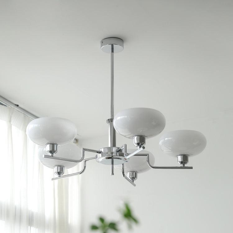 Lustra Suspension en Verre Globe Cadre en Laiton - Neutralighting