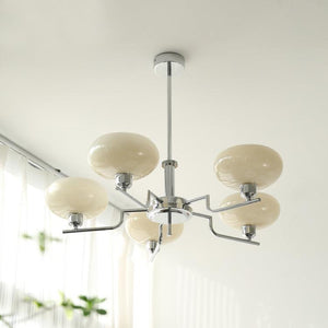 Lustra Suspension en Verre Globe Cadre en Laiton - Neutralighting