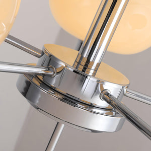 Lustra Suspension en Verre Globe Cadre en Laiton - Neutralighting