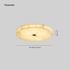 Delya Plafonnier Albâtre LED Rond - Neutralighting