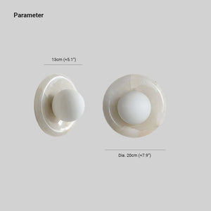 Hako Applique Murale Intérieure en Marbre - Neutralighting