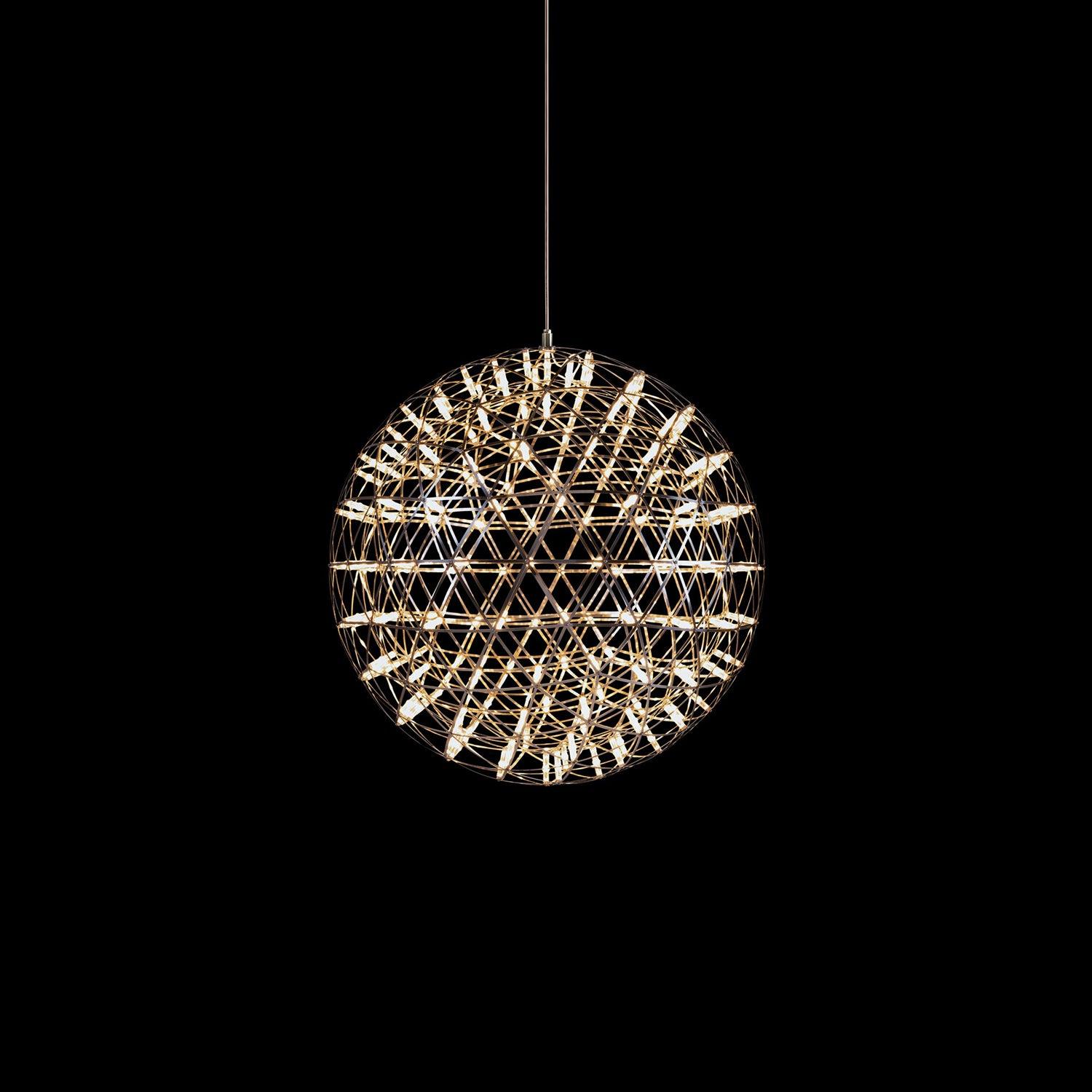 Ivthayra Lampe Pendante Boule Dorée de Luxe Postmoderne - Neutralighting