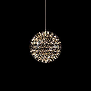 Ivthayra Lampe Pendante Boule Dorée de Luxe Postmoderne - Neutralighting