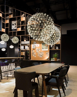 Ivthayra Lampe Pendante Boule Dorée de Luxe Postmoderne - Neutralighting