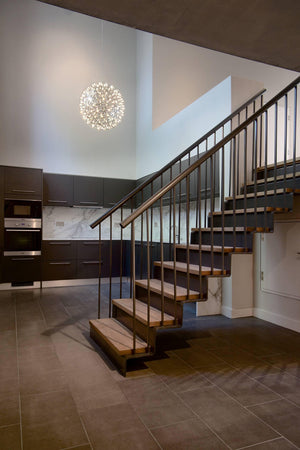 Ivthayra Lampe Pendante Boule Dorée de Luxe Postmoderne - Neutralighting