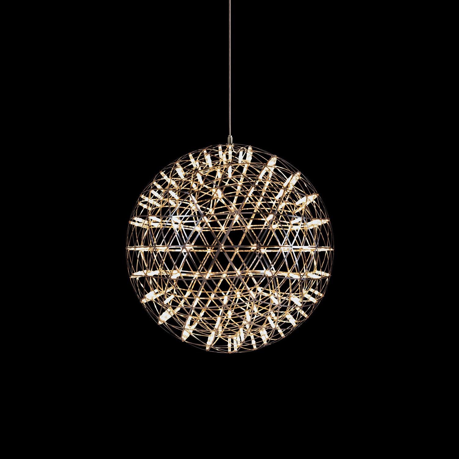 Ivthayra Lampe Pendante Boule Dorée de Luxe Postmoderne - Neutralighting