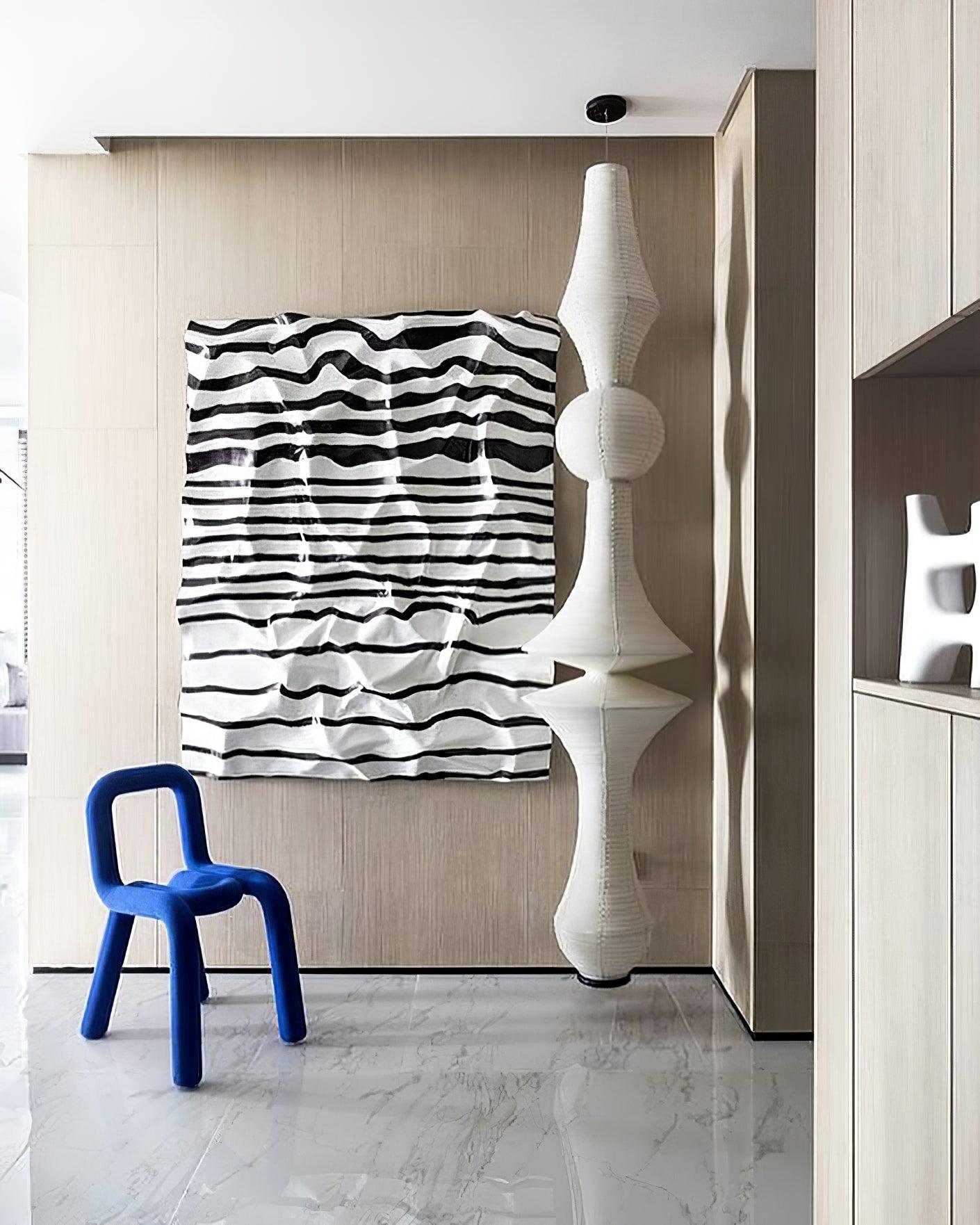 Lustra Suspension Luminaire Papier Washi E pour Salon - Neutralighting