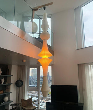 Lustra Suspension Luminaire Papier Washi E pour Salon - Neutralighting