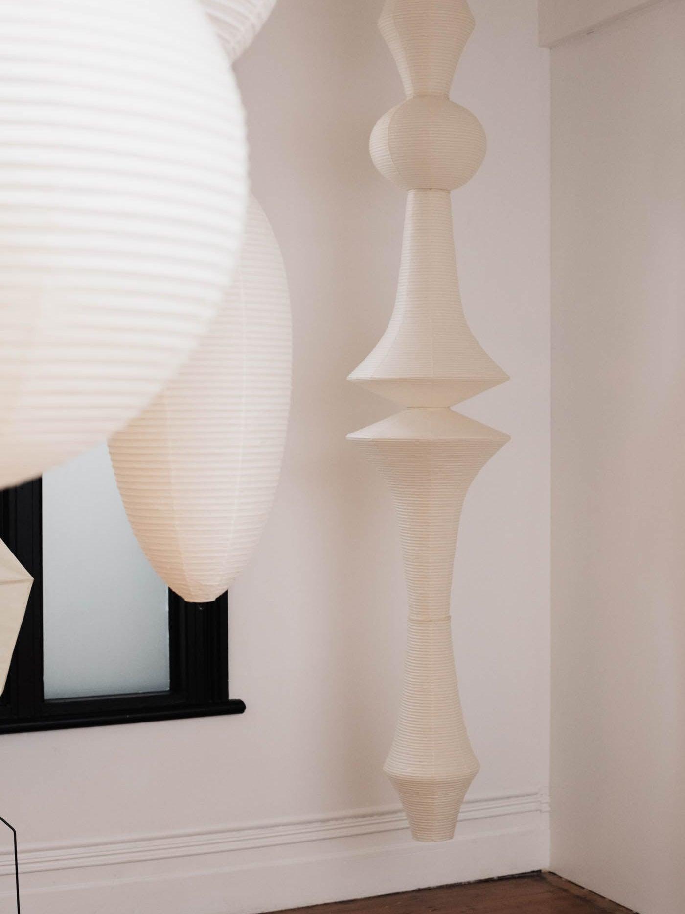 Lustra Suspension Luminaire Papier Washi E pour Salon - Neutralighting