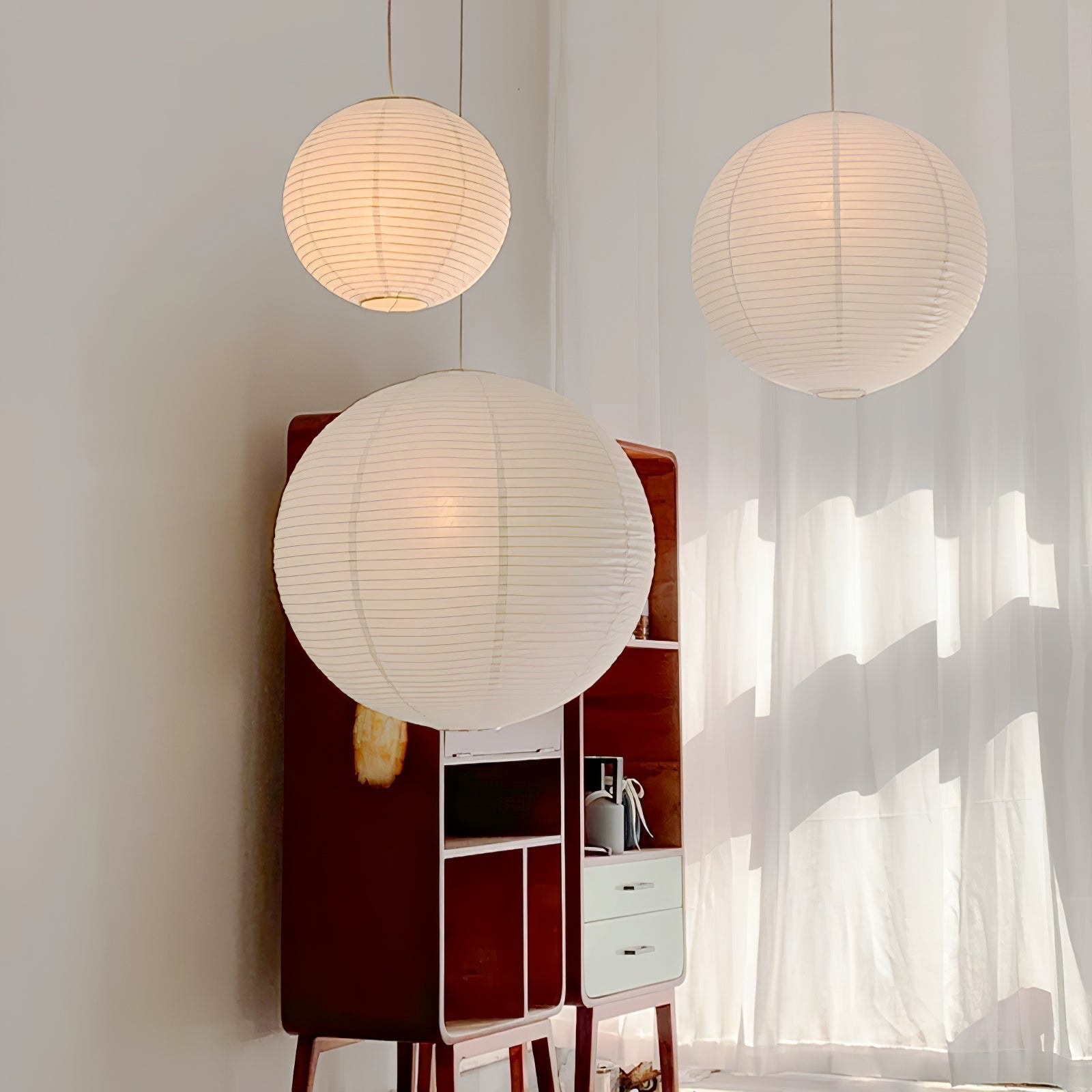 Lustra Suspension en Papier pour Salon - Neutralighting