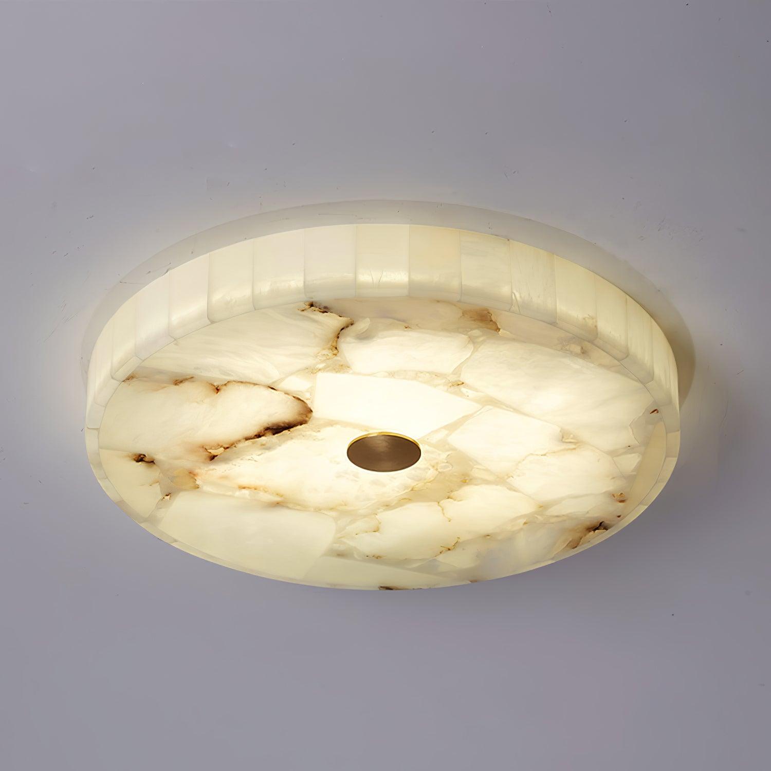 Delya Plafonnier Albâtre LED Rond - Neutralighting