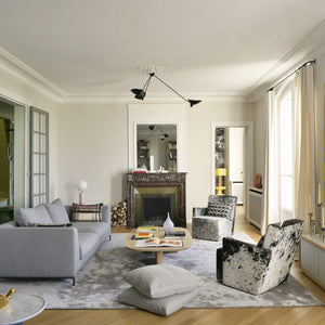 Solara Plafonnier Trois Bras Noir Sculptural - Neutralighting