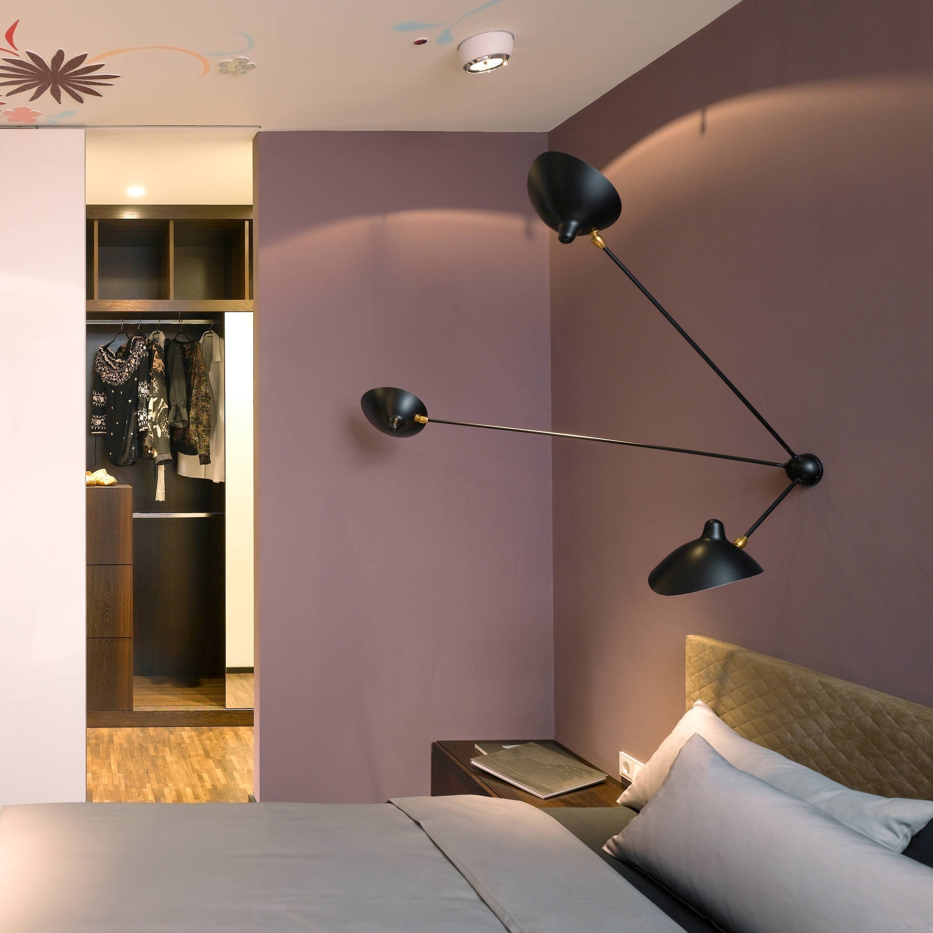 Solara Plafonnier Trois Bras Noir Sculptural - Neutralighting