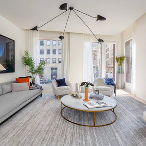 Solara Plafonnier Trois Bras Noir Sculptural - Neutralighting