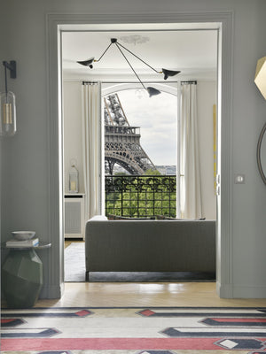 Solara Plafonnier Trois Bras Noir Sculptural - Neutralighting