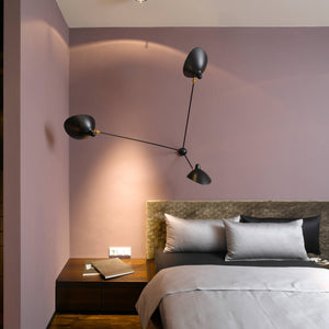 Solara Plafonnier Trois Bras Noir Sculptural - Neutralighting