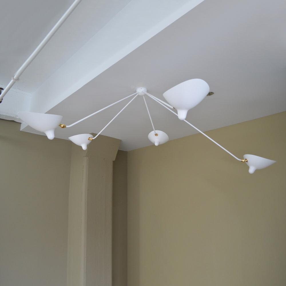 Solara Plafonnier Trois Bras Noir Sculptural - Neutralighting