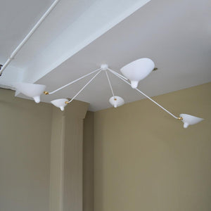 Solara Plafonnier Trois Bras Noir Sculptural - Neutralighting