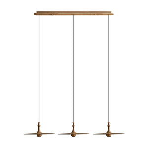 Syrinyra Suspension Sculpturale Disque Bois - Neutralighting