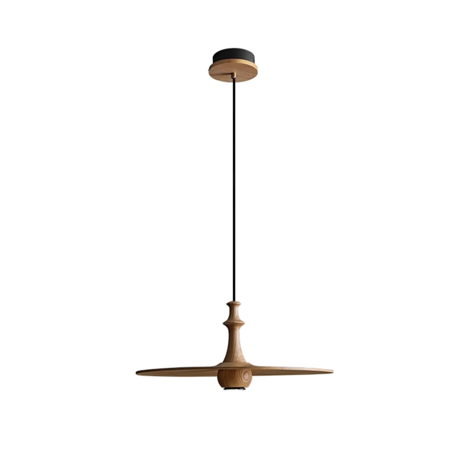 Syrinyra Suspension Sculpturale Disque Bois - Neutralighting