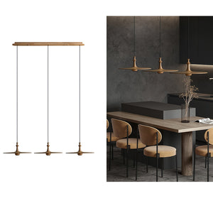 Syrinyra Suspension Sculpturale Disque Bois - Neutralighting