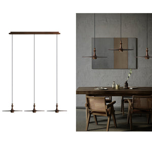 Syrinyra Suspension Sculpturale Disque Bois - Neutralighting