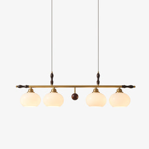 Sylvara Lampe Pendante en Bois et Verre Premium - Neutralighting