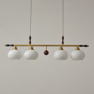 Sylvara Lampe Pendante en Bois et Verre Premium - Neutralighting