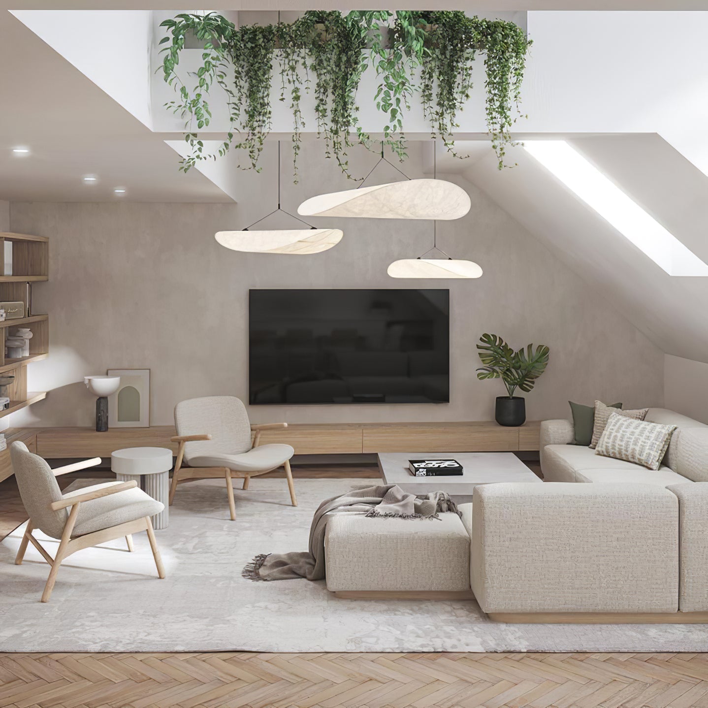 Sereca Suspension en Papier et Fibre de Verre - Neutralighting