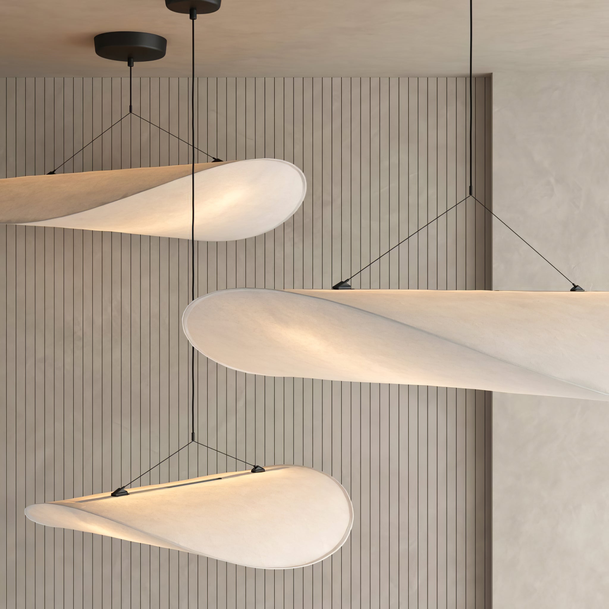 Sereca Suspension en Papier et Fibre de Verre - Neutralighting