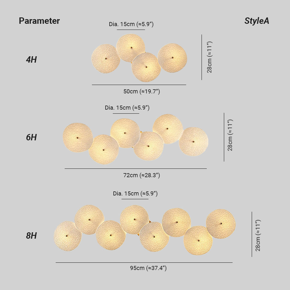 Kaivo Applique Murale Pétale de Lotus - Neutralighting
