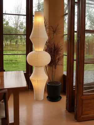 Lustra Suspension Luminaire Papier Washi E pour Salon - Neutralighting