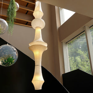 Lustra Suspension Luminaire Papier Washi E pour Salon - Neutralighting
