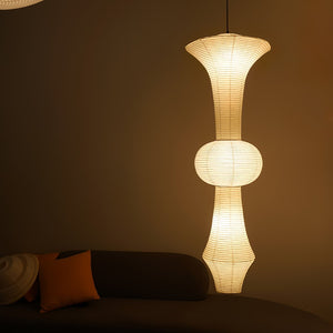 Lustra Suspension Luminaire Papier Washi E pour Salon - Neutralighting